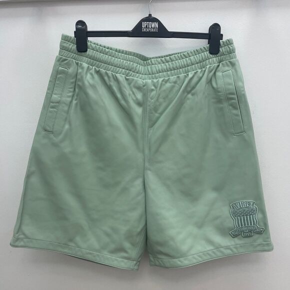 Avirex Leather Shorts - Picture 1 of 7